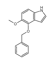 4-Benzyloxy-5-methoxyindole结构式