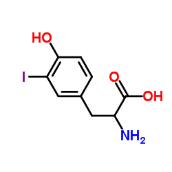 H-D-Tyr(3-I)-OH Structure