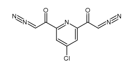 4-chloro-2,6-bis-(diazoacetyl)pyridine结构式