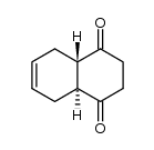 (+/-)-1,4,5,8,9,10-trans-hexahydronaphthalene-1,4-dione Structure