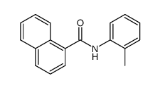 N-(2-methylphenyl)naphthalene-1-carboxamide Structure