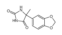 5-(1,3-BENZODIOXOL-5-YL)-5-METHYLIMIDAZOLIDINE-2,4-DIONE结构式