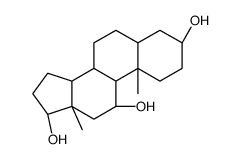 5ALPHA-Androstane-3B,11B,17B-triol结构式