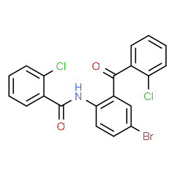 N-(4-bromo-2-(2-chlorobenzoyl)phenyl)-2-chlorobenzamide picture