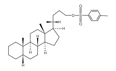 24-(toluene-4-sulfonyloxy)-5β-cholane Structure