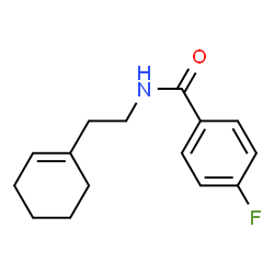 N-[2-(1-cyclohexen-1-yl)ethyl]-4-fluorobenzamide Structure