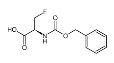 (S)-2-(((Benzyloxy)carbonyl)amino)-3-fluoropropanoic acid structure