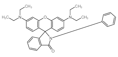 3',6'-二(二乙基氨基)-2-苯基螺[异吲哚-3,9'-氧杂蒽]-1-酮结构式