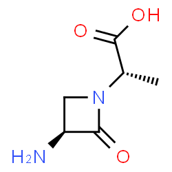 1-Azetidineaceticacid,3-amino-alpha-methyl-2-oxo-,(alphaS,3S)-(9CI)结构式