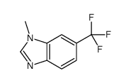 1H-Benzimidazole,1-methyl-6-(trifluoromethyl)-(9CI)结构式