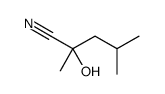 2-hydroxy-2,4-dimethylvaleronitrile结构式