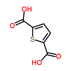 Thiophene-2,5-dicarboxylic acid structure