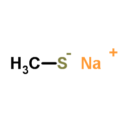 Sodium thiomethoxide Structure