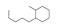 1-methyl-2-pentylcyclohexane Structure