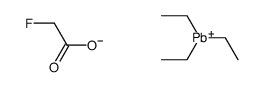 Fluoroacetic acid triethylplumbyl ester结构式