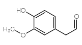 2-(4-HYDROXY-3-METHOXYPHENYL)ACETALDEHYDE structure