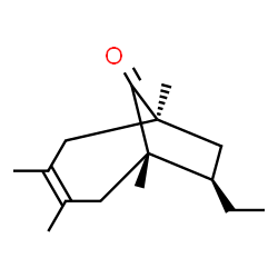 Bicyclo[4.2.1]non-3-en-9-one, 7-ethyl-1,3,4,6-tetramethyl-, (1R,6R,7S)-rel- (9CI) Structure