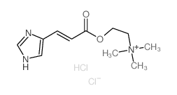 Choline, chloride urocanate, hydrochloride (6CI) Structure