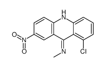 1-chloro-N-methyl-7-nitroacridin-9-amine结构式