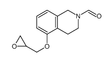 3,4-dihydro-5-(oxiranylmethoxy)-1H-isoquinoline-2-carbaldehyde Structure