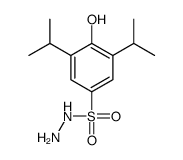 4-hydroxy-3,5-di(propan-2-yl)benzenesulfonohydrazide结构式