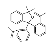 1,3-Dihydro-1,1-dimethyl-3,3-bis<2-(1-methylethenyl)phenyl>isobenzofuran Structure