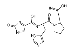 N-[(2S)-1-[(2S)-2-carbamoylpyrrolidin-1-yl]-3-(1H-imidazol-5-yl)-1-oxopropan-2-yl]-2-oxoimidazole-4-carboxamide Structure