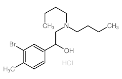 1-(3-bromo-4-methyl-phenyl)-2-(dibutylamino)ethanol structure