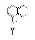 methoxy(naphthalen-1-yl)silicon Structure