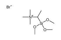 trimethyl(1-trimethoxysilylethyl)azanium,bromide结构式