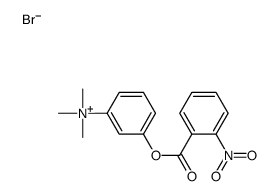 trimethyl-[3-(2-nitrobenzoyl)oxyphenyl]azanium,bromide Structure