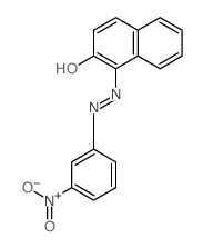 2-Naphthalenol,1-[2-(3-nitrophenyl)diazenyl]- Structure