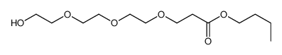 butyl 3-[2-[2-(2-hydroxyethoxy)ethoxy]ethoxy]propanoate Structure