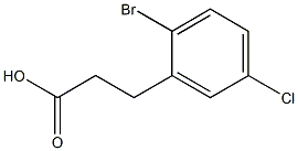 3-(2-Bromo-5-chlorophenyl)propanoic acid picture