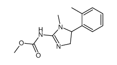 (1-methyl-5-o-tolyl-4,5-dihydro-1H-imidazol-2-yl)-carbamic acid methyl ester结构式