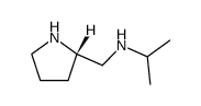 (S)-N-isopropyl-N-(2-pyrrolidinylmethyl)amine结构式