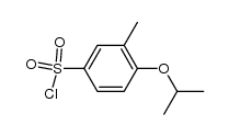 4-isopropoxy-3-methylbenzene-1-sulfonyl chloride Structure