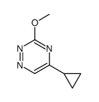 5-cyclopropyl-3-methoxy-1,2,4-triazine结构式