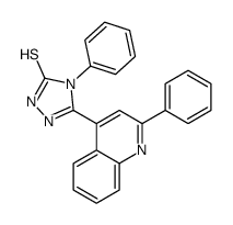 4-苯基-5-(2-苯基喹啉-4-基)-4H-1,2,4-三唑-3-硫醇图片