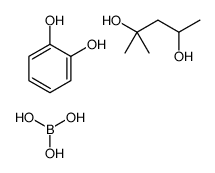 benzene-1,2-diol,boric acid,2-methylpentane-2,4-diol Structure