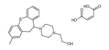 (E)-but-2-enedioic acid,2-[4-(3-methyl-5,6-dihydrobenzo[b][1]benzothiepin-6-yl)piperazin-1-yl]ethanol Structure