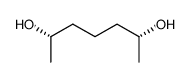 (2R,6S)-heptane-2,6-diol结构式