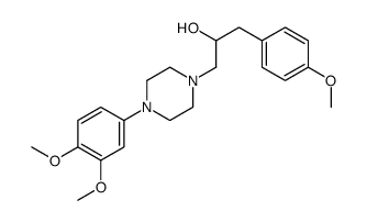 α-(4-Methoxybenzyl)-4-(3,4-dimethoxyphenyl)-1-piperazineethanol Structure