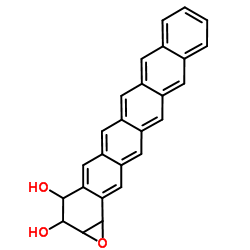 1a,2,3,15b-Tetrahydrohexaceno[1,2-b]oxirene-2,3-diol结构式