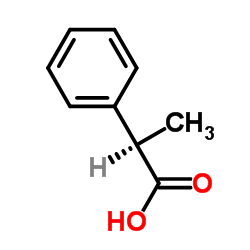 (R)-2-Phenylpropanoic acid Structure