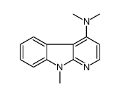 9H-Pyrido[2,3-b]indol-4-amine,N,N,9-trimethyl-(9CI)结构式