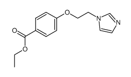 ethyl 4-(2-(1H-imidazol-1-yl)ethoxy)benzoate结构式