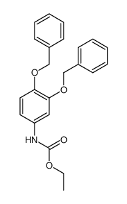 ethyl (3,4-bis(benzyloxy)phenyl)carbamate Structure