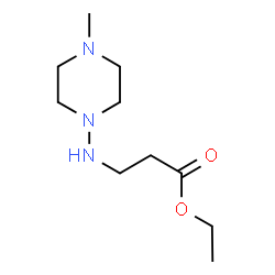 ba-Alanine, N-(4-methyl-1-piperazinyl)-, ethyl ester (9CI) Structure