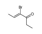 4-Hexen-3-one,4-bromo-结构式